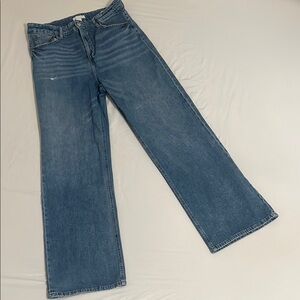 H&M Blue Flare & Wide Leg Jeans